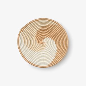Zera Woven Bowls - Medium, White & Tea